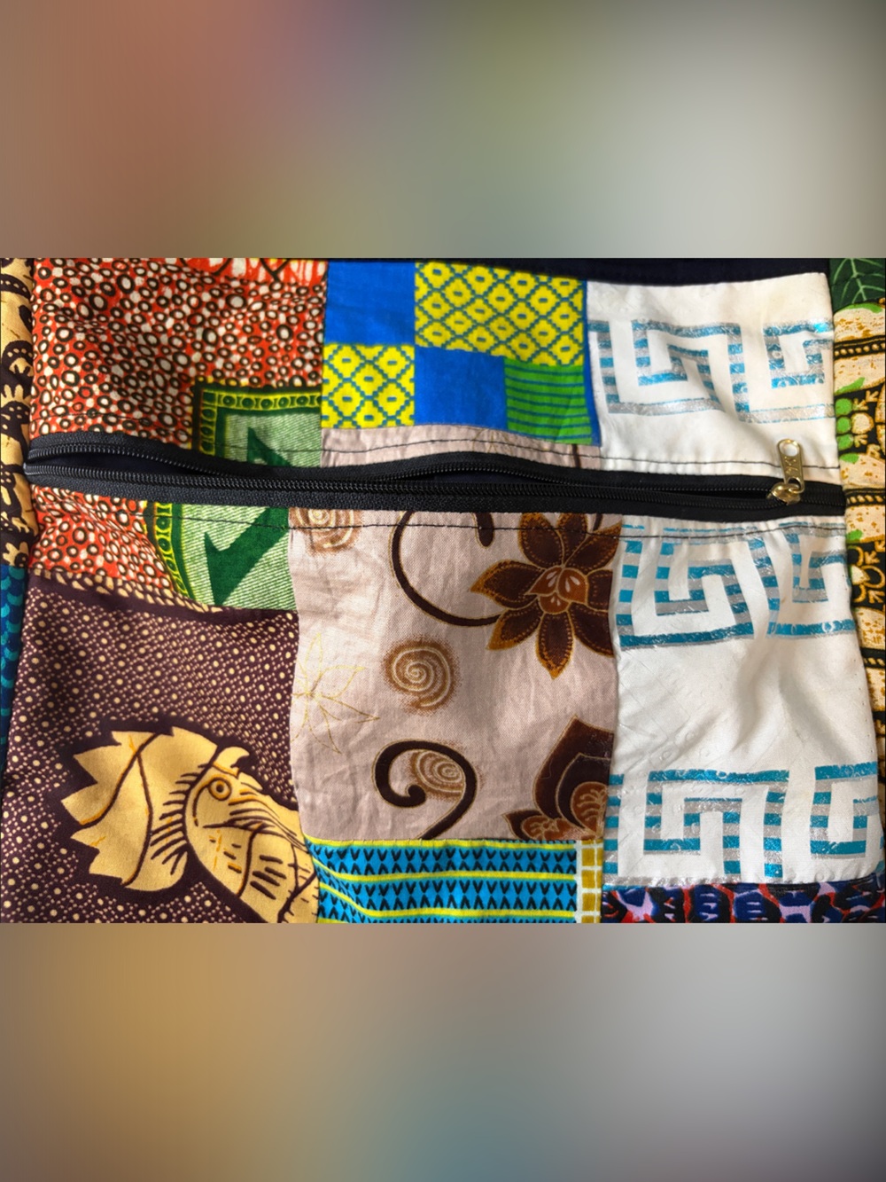American Import Boho Crossbody Bag - Made in Ghana | OS - Picture 8 of 9